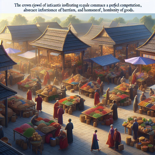 An image illustrating Cómo funciona el mercado perfectamente competitivo