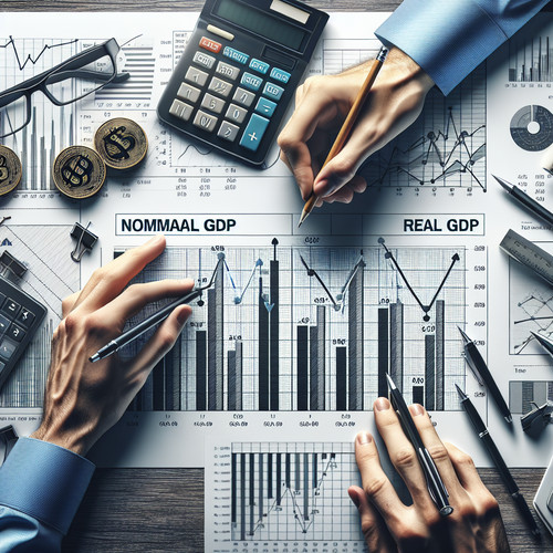An image illustrating Diferencia entre PIB nominal y PIB real explicada fácilmente