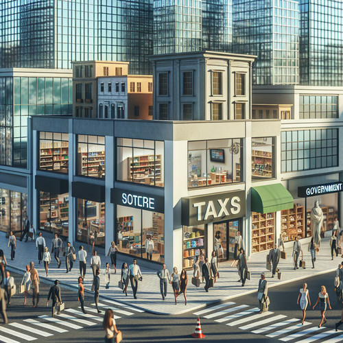 An image illustrating Cómo afectan los impuestos a la economía