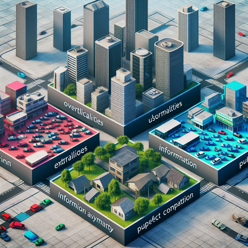 An image illustrating Ejemplos de fallas de mercado y cómo afectan la economía