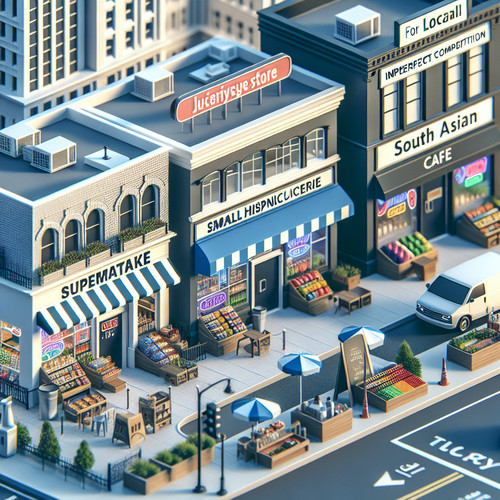 An image illustrating Competencia imperfecta tipos y ejemplos