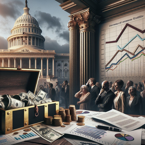 An image illustrating Déficit fiscal: causas y consecuencias