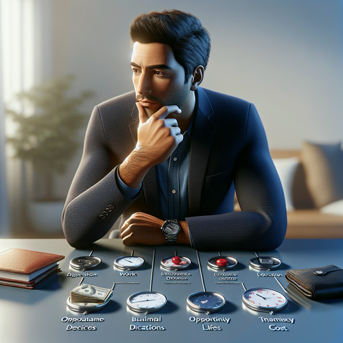 An image illustrating Costo de oportunidad concepto y ejemplos clave