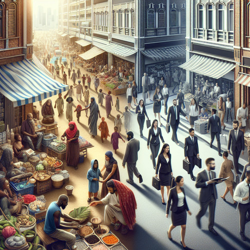 An image illustrating Economía informal vs economía formal: diferencias clave