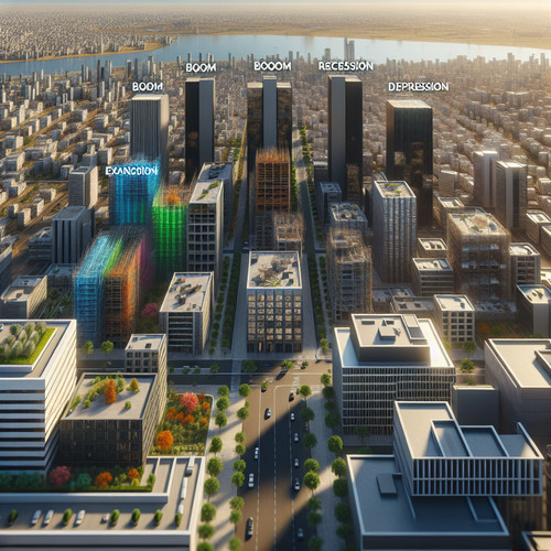 An image illustrating Ciclos económicos fases y características