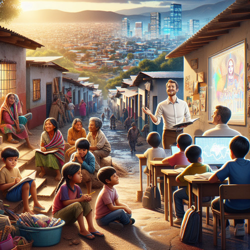 An image illustrating Pobreza en México: estadísticas recientes y soluciones posibles