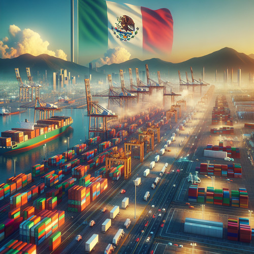 An image illustrating Principales exportaciones e importaciones de México: dinámica y claves para entender su comercio
