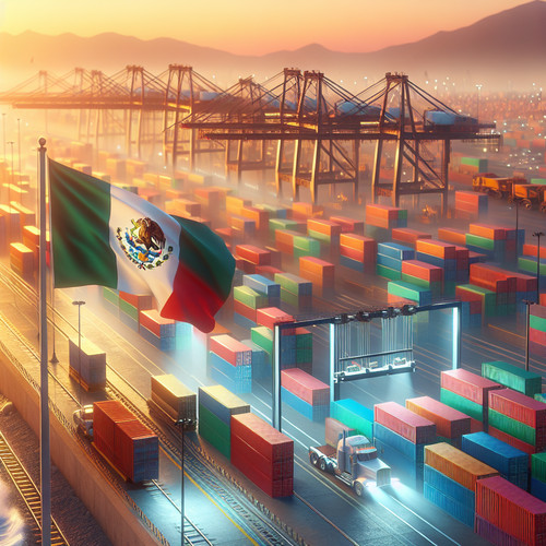 An image illustrating Principales exportaciones e importaciones de México