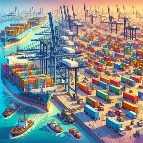 An image illustrating Principales Exportaciones e Importaciones de México