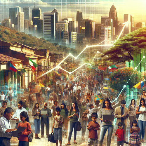 An image illustrating Economía en América Latina: retos comunes y políticas exitosas