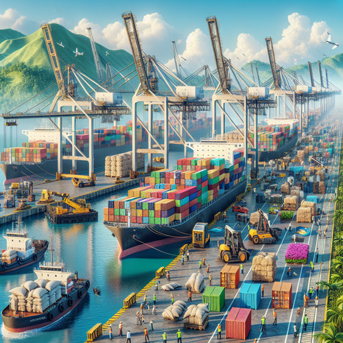 An image illustrating Principales exportaciones e importaciones de Colombia