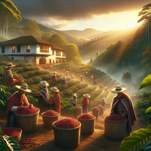 An image illustrating La economía cafetera de Colombia: historia y actualidad
