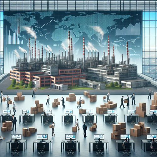 An image illustrating Deslocalización de empresas: impacto en empleo e inversión