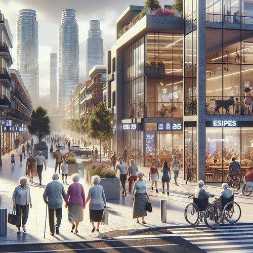 An image illustrating Efectos del envejecimiento poblacional sobre la economía española