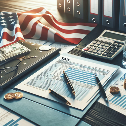 An image illustrating Impuestos en Estados Unidos: sistema federal, estatal y local