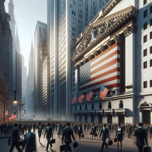 An image illustrating Wall Street y su rol en la economía de EE.UU.