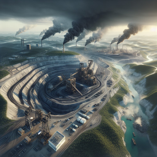 An image illustrating Externalidades ambientales en EE.UU.: petróleo, carbón y regulación