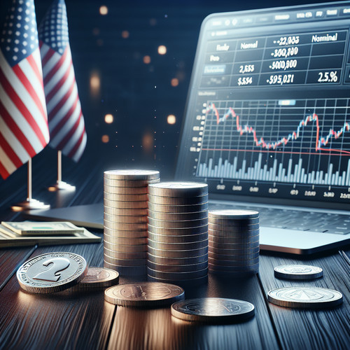 An image illustrating Tasa de interés real vs nominal en contexto estadounidense