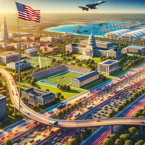 An image illustrating Bienes públicos en EE.UU.: educación, defensa y carreteras