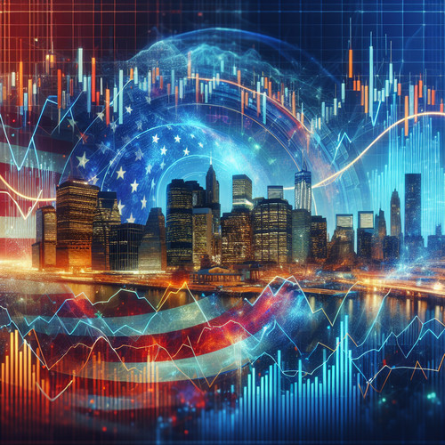 An image illustrating Ciclo económico estadounidense: expansiones y recesiones