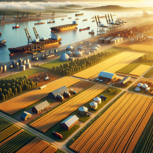 An image illustrating Cómo afectan las políticas comerciales a los agricultores estadounidenses