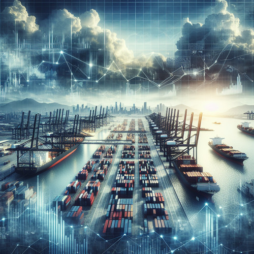 An image illustrating Qué es el déficit comercial estructural y su impacto