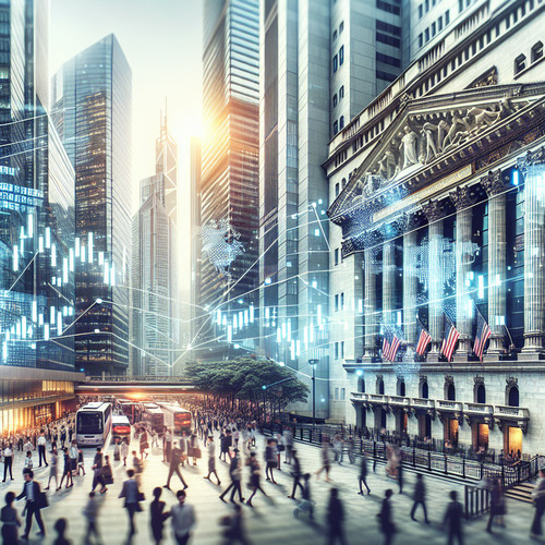 An image illustrating Mercado de capitales estadounidense: Bolsa y financiamiento empresarial