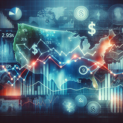 An image illustrating Inflación núcleo vs inflación general en la economía estadounidense