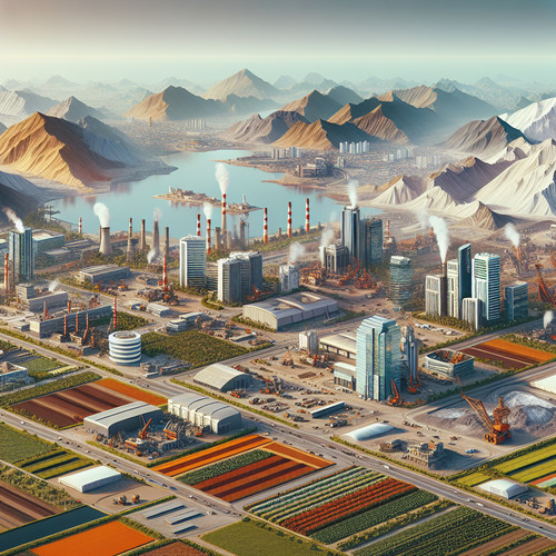 An image illustrating Estructura del PIB de Perú: sectores y aportes clave