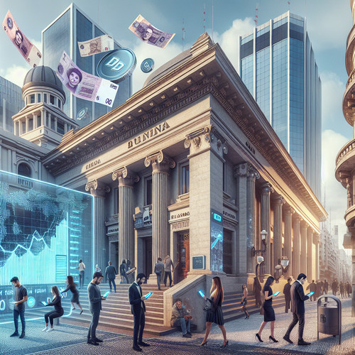 An image illustrating Sistema financiero argentino: bancos, fintech y regulaciones en evolución