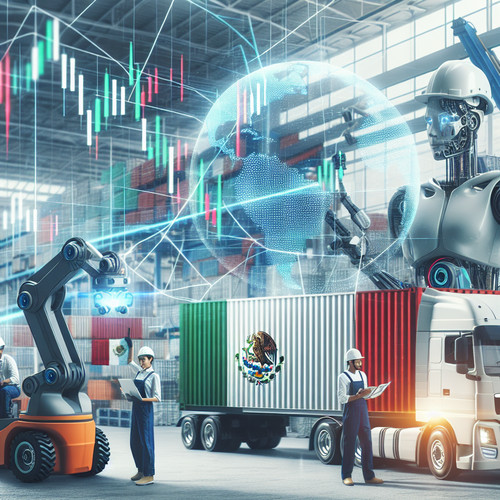 An image illustrating Efecto del nearshoring en la economía de México