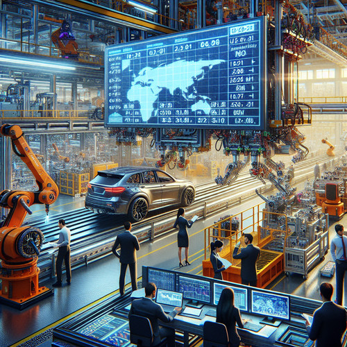 An image illustrating Costos de producción y tipo de cambio en la industria automotriz