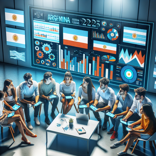 An image illustrating Coyuntura económica argentina 2025: indicadores clave para estudiantes