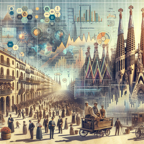 An image illustrating PIB de España: composición sectorial y evolución histórica