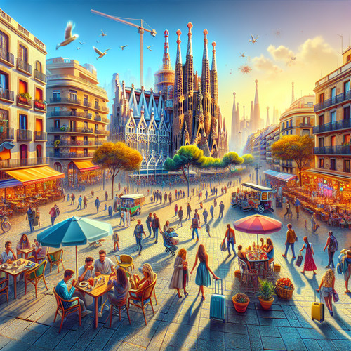 An image illustrating Turismo como motor económico de España