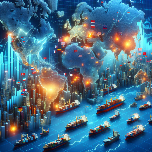 An image illustrating La Balanza Comercial y la Cuenta Corriente Explicación Simple