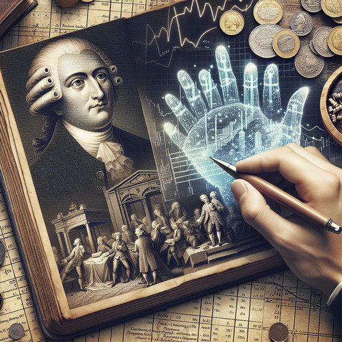 An image illustrating Adam Smith y la Mano Invisible: La Base del Capitalismo