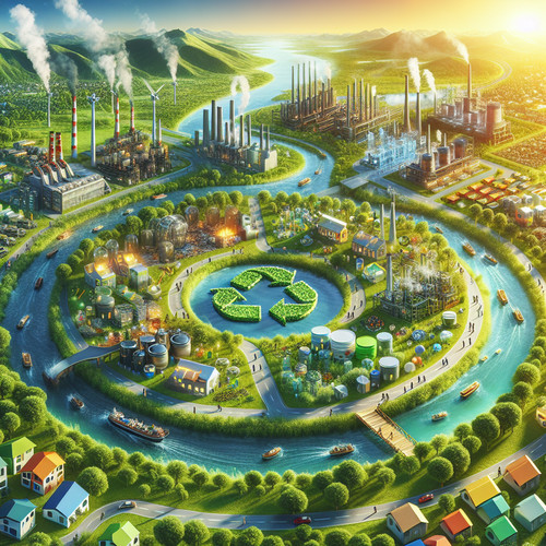 An image illustrating Economía Circular: ¿Qué es y por Qué es el Futuro