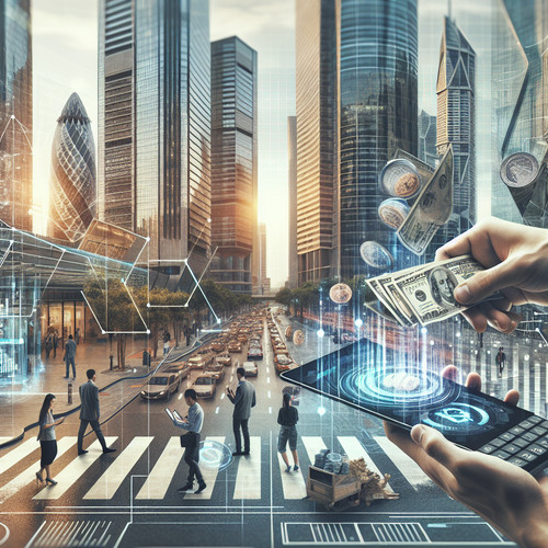 An image illustrating El Sistema Financiero: Bancos, Bolsas y Otros Actores Clave