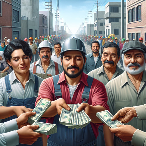 An image illustrating Salario Mínimo en México: Impacto Económico y Debates