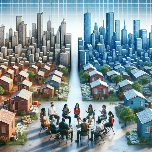 An image illustrating ¿Qué es la Brecha de Riqueza y Cómo Combatirla?