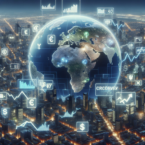 An image illustrating El Impacto del COVID-19 en la Economía Global