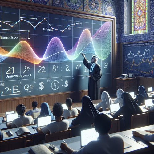 An image illustrating La Curva de Phillips: Relación entre Inflación y Desempleo