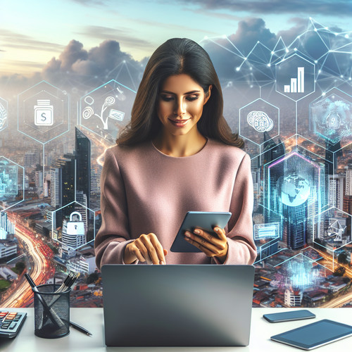 An image illustrating La economía digital en Perú: fintech y comercio electrónico