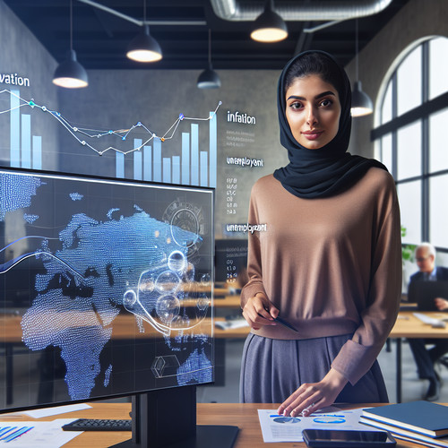 An image illustrating La Curva de Phillips Relación entre Inflación y Desempleo