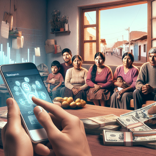 An image illustrating El impacto de las remesas en la economía peruana