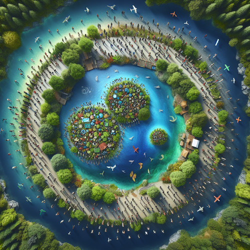 An image illustrating La Tragedia de los Comunes: Cómo Proteger los Recursos Compartidos