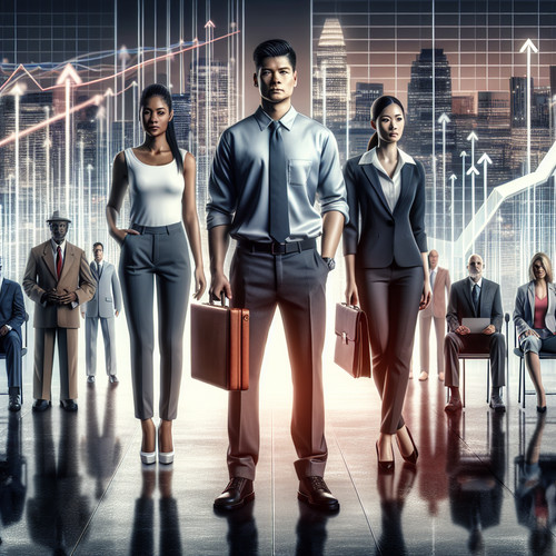 An image illustrating El Mercado Laboral en EE.UU.: Desempleo, Salarios y Participación