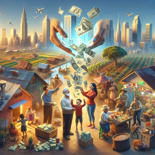 An image illustrating El Impacto de las Remesas en la Economía de América Latina