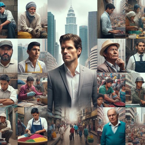 An image illustrating La Informalidad Laboral en América Latina: Causas y Soluciones